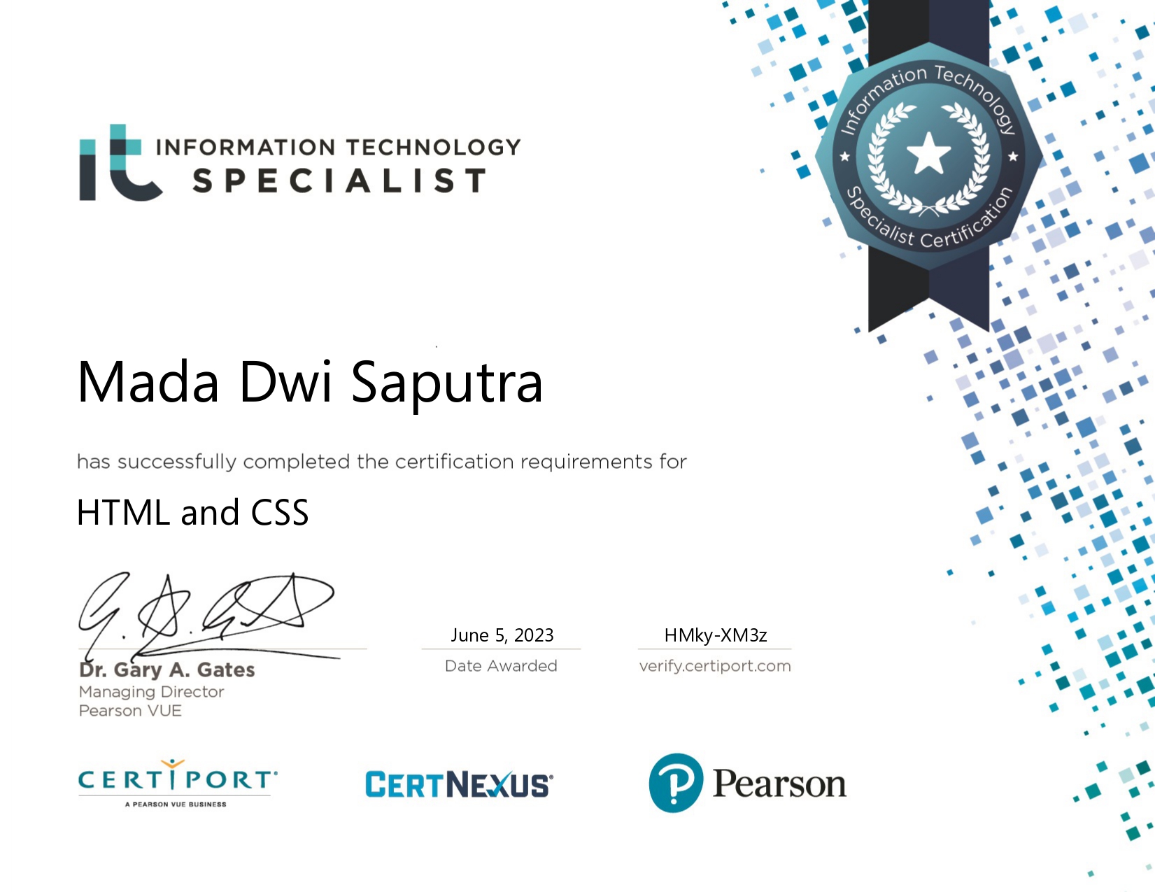 Certificate 13