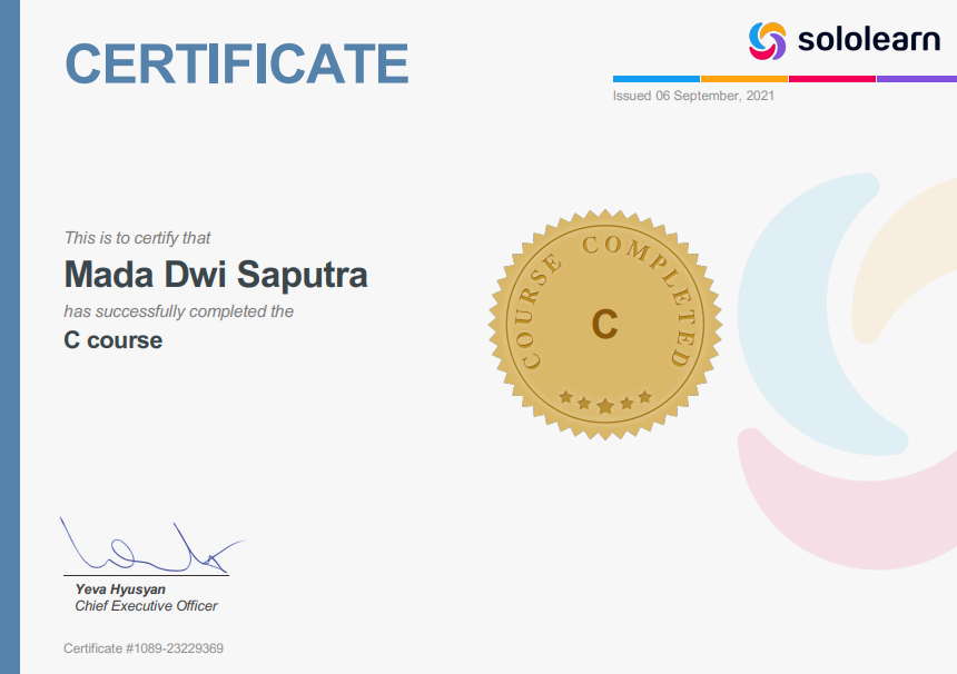 Certificate 2
