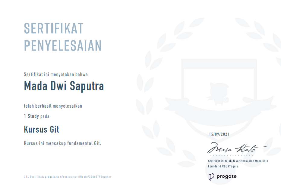 Certificate 9