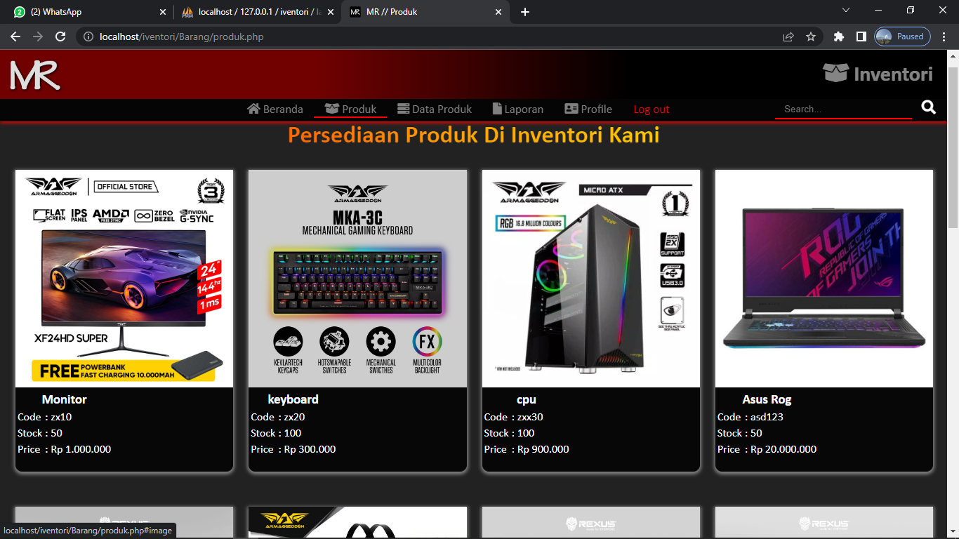 Aplikasi My Achievement